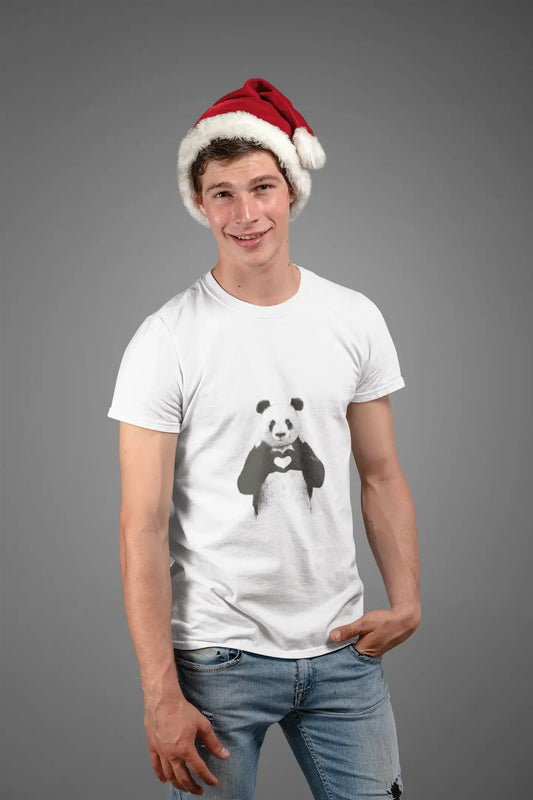 Panda 2, Herren T-Shirt, T-Shirt Geschenk Rundhals 00223