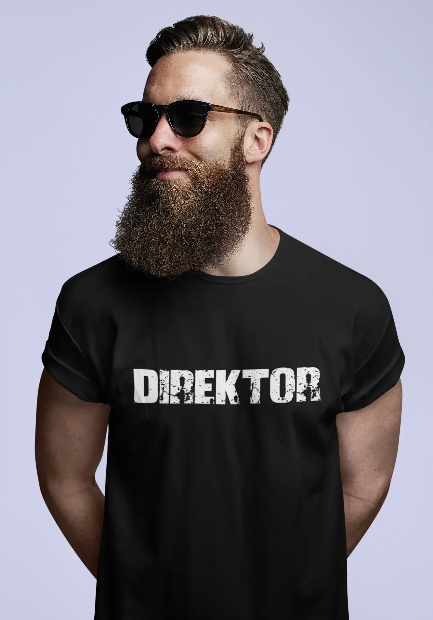 direktor, Herren-Kurzarm-Rundhals-T-Shirt