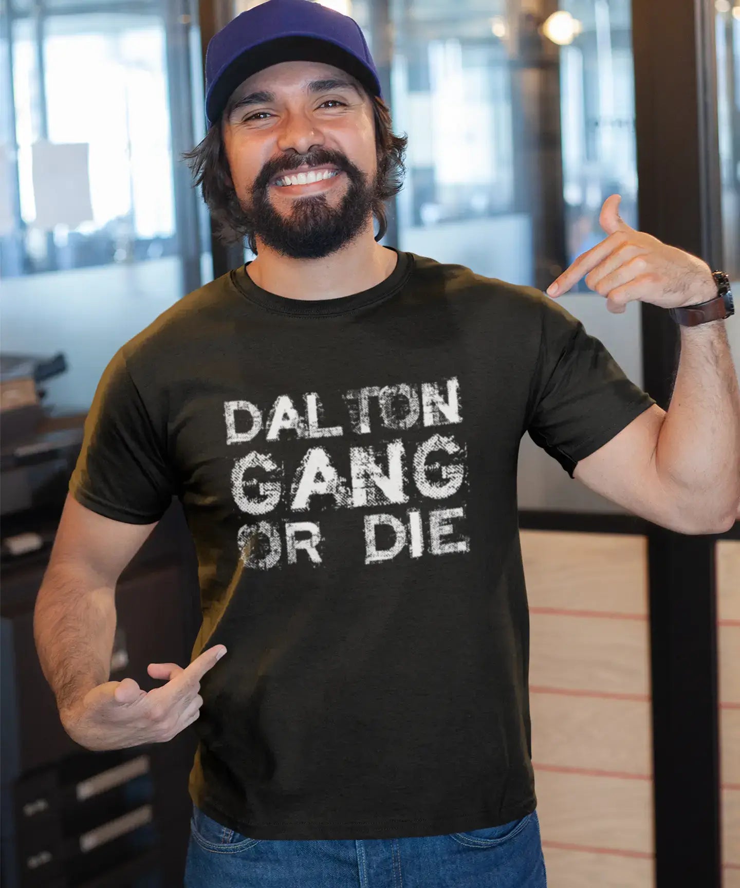 DALTON Family Gang T-Shirt, Herren T-Shirt, schwarzes T-Shirt, Geschenk-T-Shirt 00033