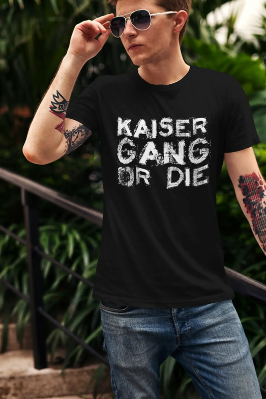 KAISER Family Gang T-Shirt, Herren T-Shirt, schwarzes T-Shirt, Geschenk-T-Shirt 00033