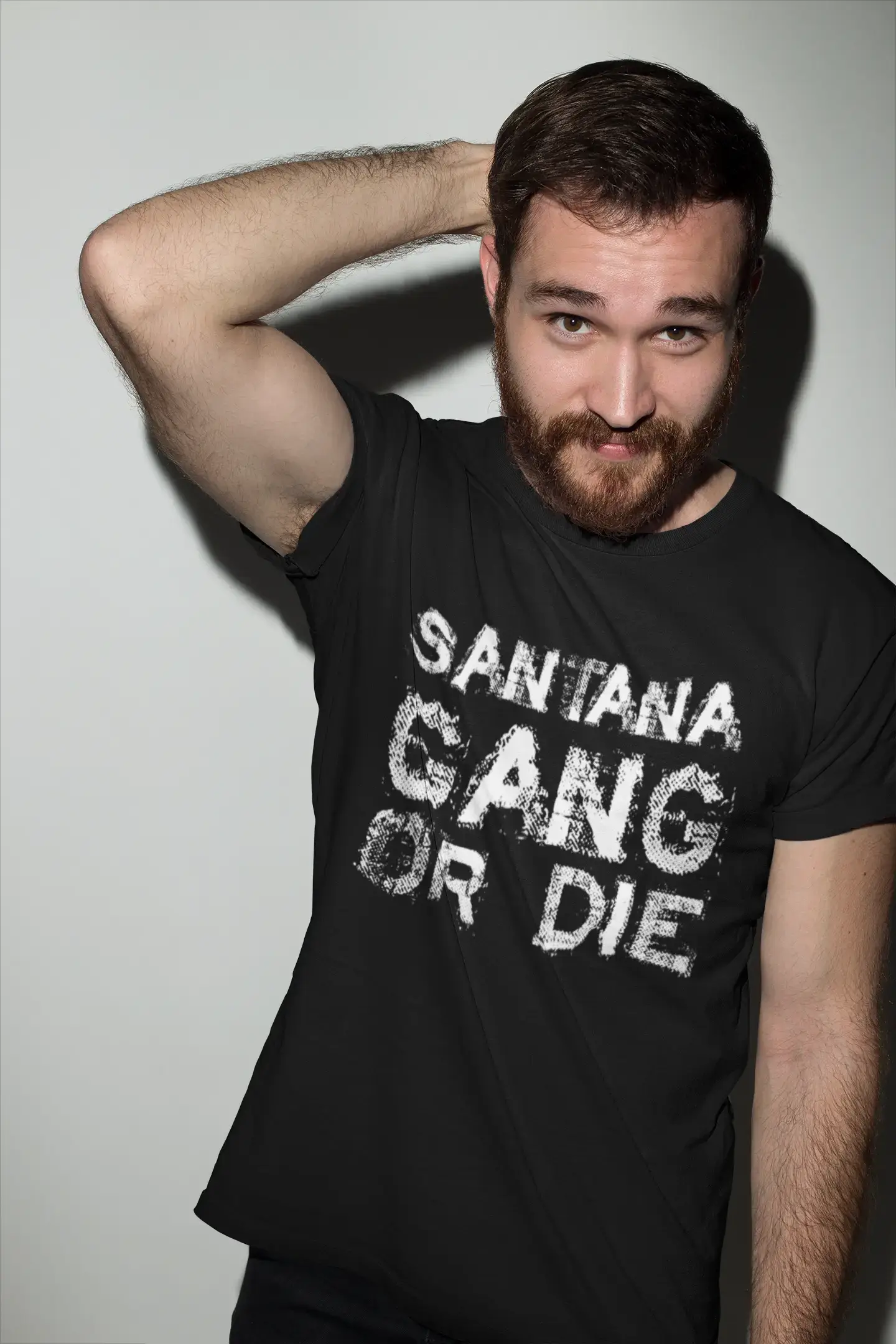 SANTANA Family Gang T-Shirt, Herren T-Shirt, schwarzes T-Shirt, Geschenk-T-Shirt 00033