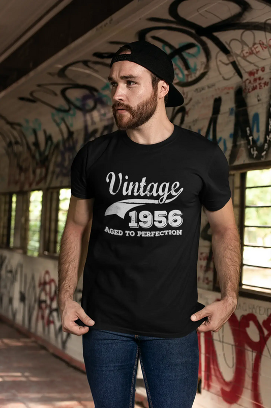Vintage 1956, Aged to Perfection, Cadeau Homme T-Shirt, T-Shirt Homme Anniversaire, Homme Anniversaire T-Shirt