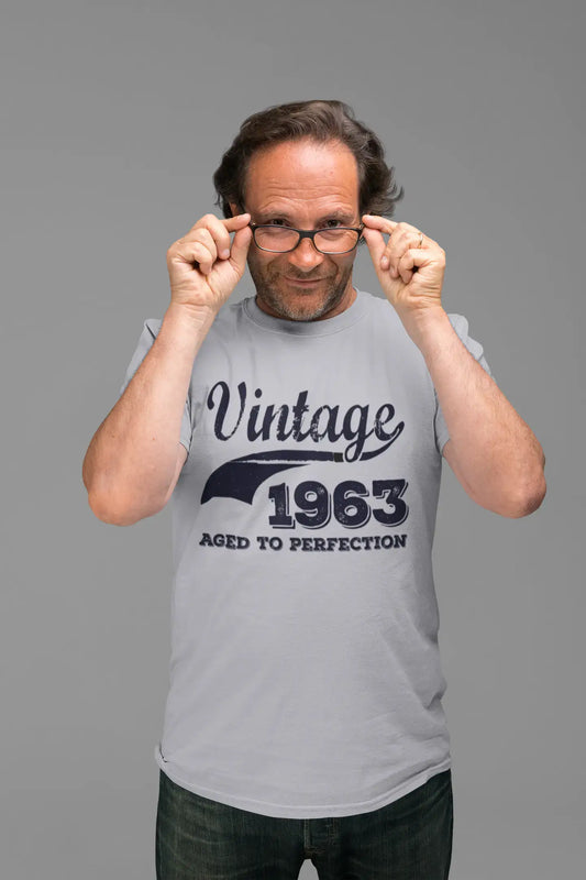 Homme Tee Vintage T-Shirt Vintage Aged to Perfection 1963