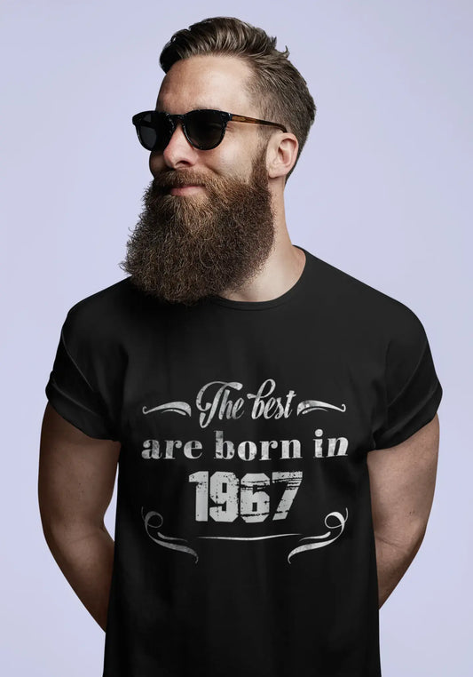 The Best are Born in 1967 Herren T-Shirt Schwarz Geburtstagsgeschenk 00397