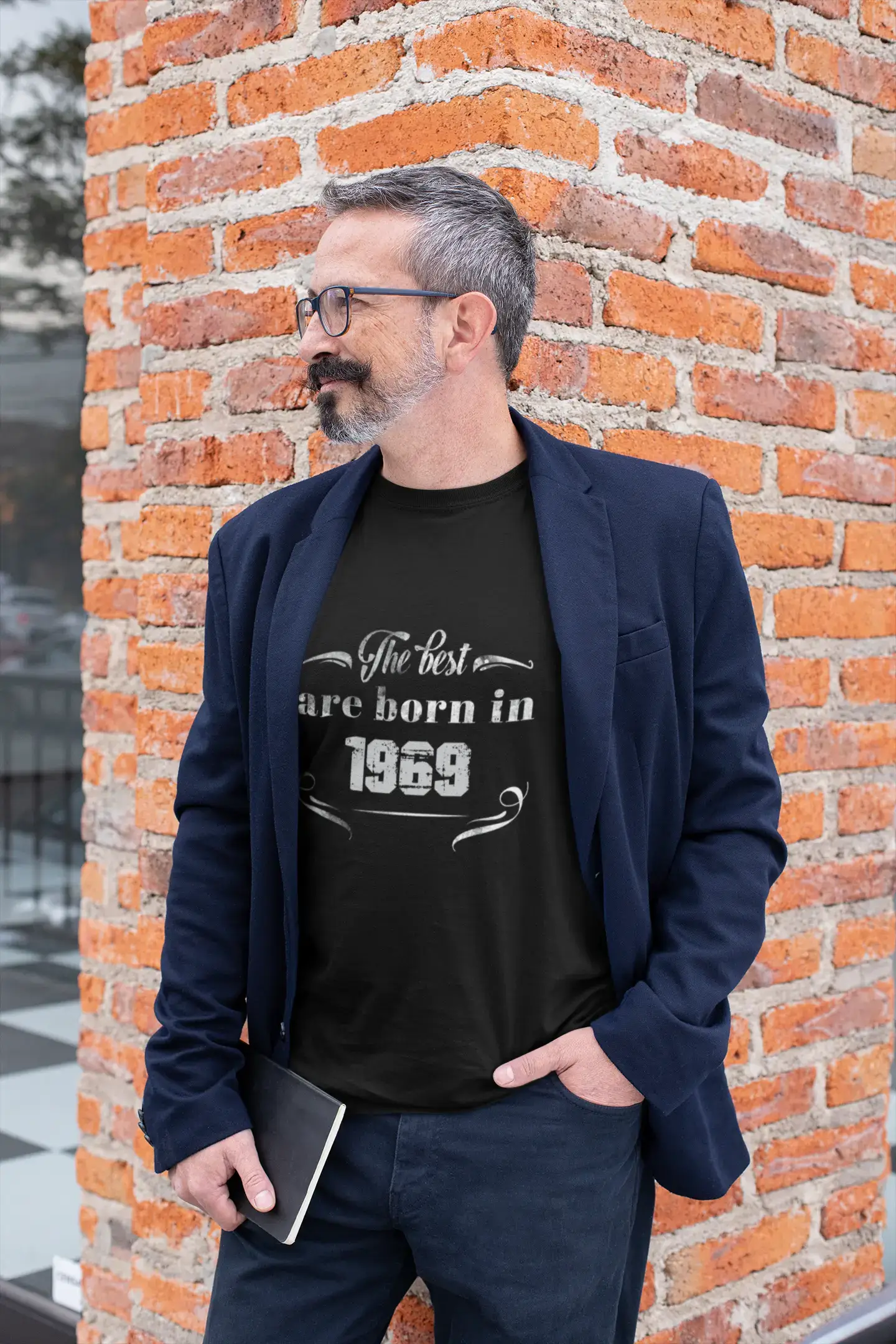 The Best are Born in 1969 Herren T-Shirt Schwarz Geburtstagsgeschenk 00397