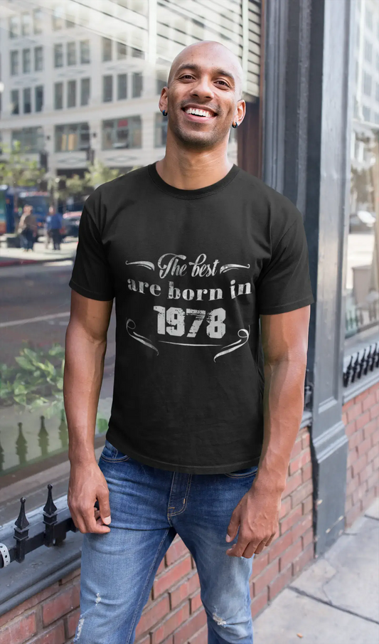 Homme Tee Vintage T-Shirt Die Besten sind 1978 geboren