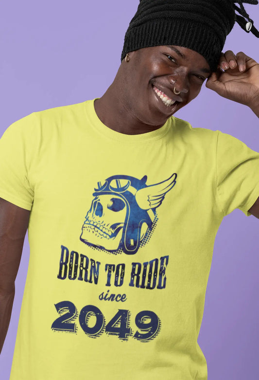 2049, Born to Ride Since 2049 Herren T-Shirt Lemon Geburtstagsgeschenk 00496