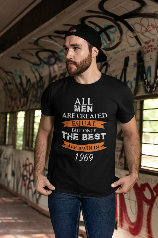 Homme Tee Vintage T-Shirt 1969, Nur die Besten sind 1969 geboren