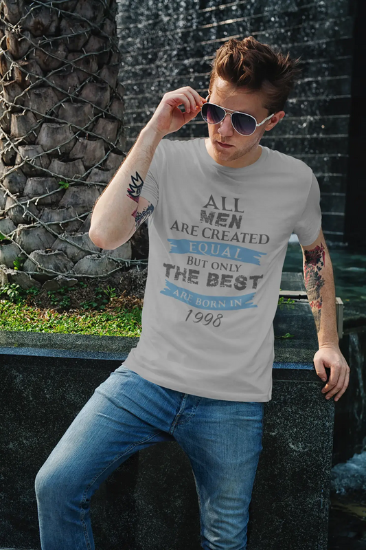 1998, Only the Best are Born in 1998 Men's T-shirt Grey Birthday Gift 00512