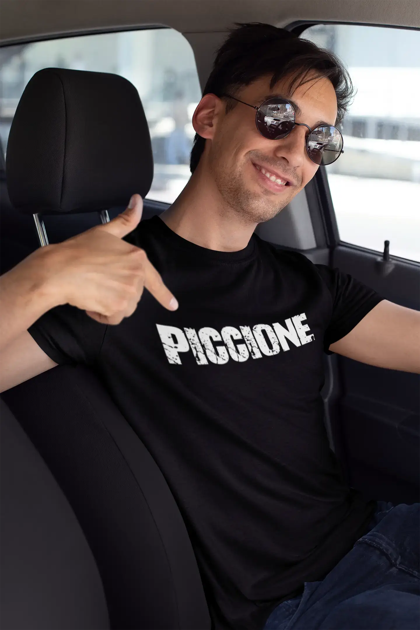 piccione Herren T-Shirt Schwarz Geburtstagsgeschenk 00551