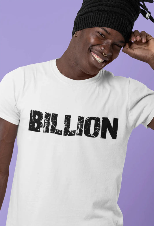 Billion Herren T-Shirt Weiß Geburtstagsgeschenk 00552