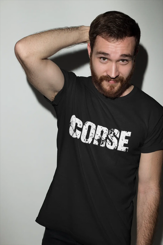 corse Men's Retro T shirt Black Birthday Gift 00553