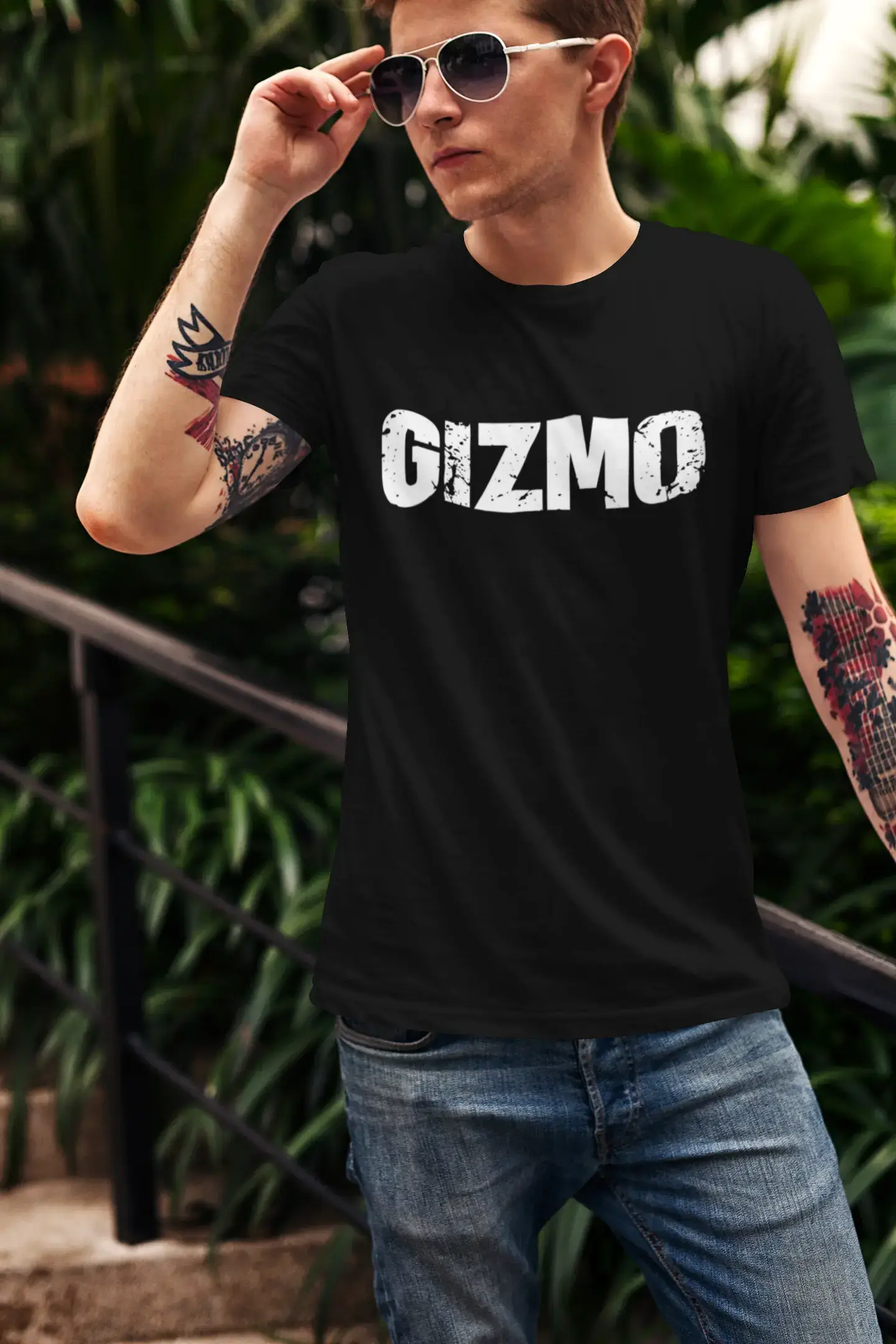 gizmo Herren Retro T-Shirt Schwarz Geburtstagsgeschenk 00553