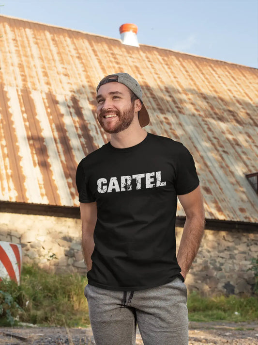 cartel Men's Vintage T shirt Black Birthday Gift 00554
