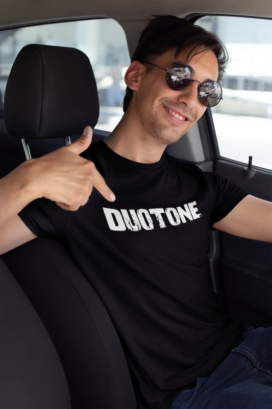 duotone Men's Vintage T shirt Black Birthday Gift 00555