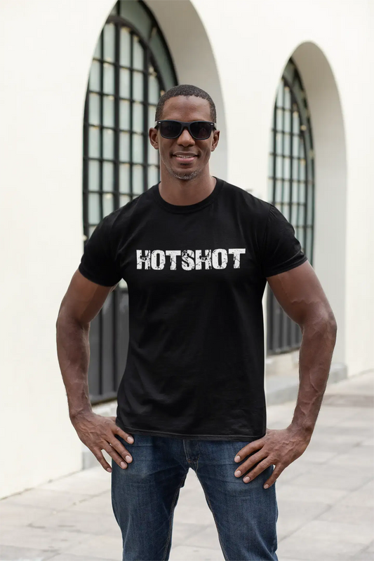 hotshot Herren Vintage T-Shirt Schwarz Geburtstagsgeschenk 00555
