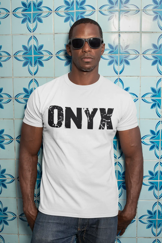 Herren T-Shirt Vintage T-Shirt Onyx X-Small Weiß 00560