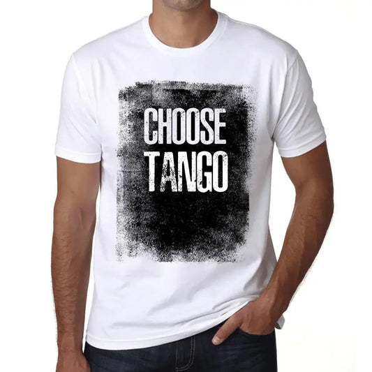 Men's Graphic T-Shirt Choose Tango Eco-Friendly Limited Edition Short Sleeve Tee-Shirt Vintage Birthday Gift Novelty