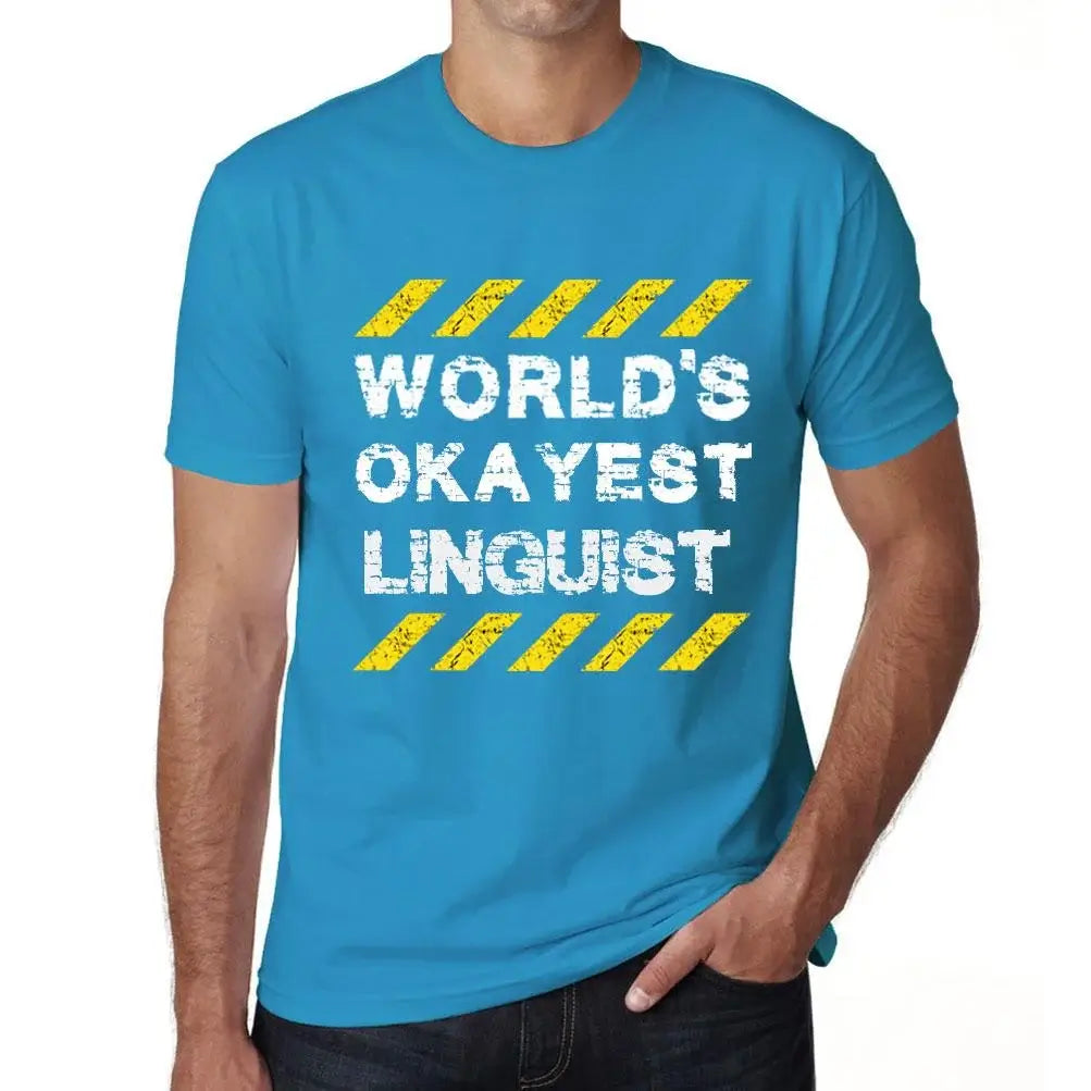 Men's Graphic T-Shirt Worlds Okayest Linguist Eco-Friendly Limited Edition Short Sleeve Tee-Shirt Vintage Birthday Gift Novelty