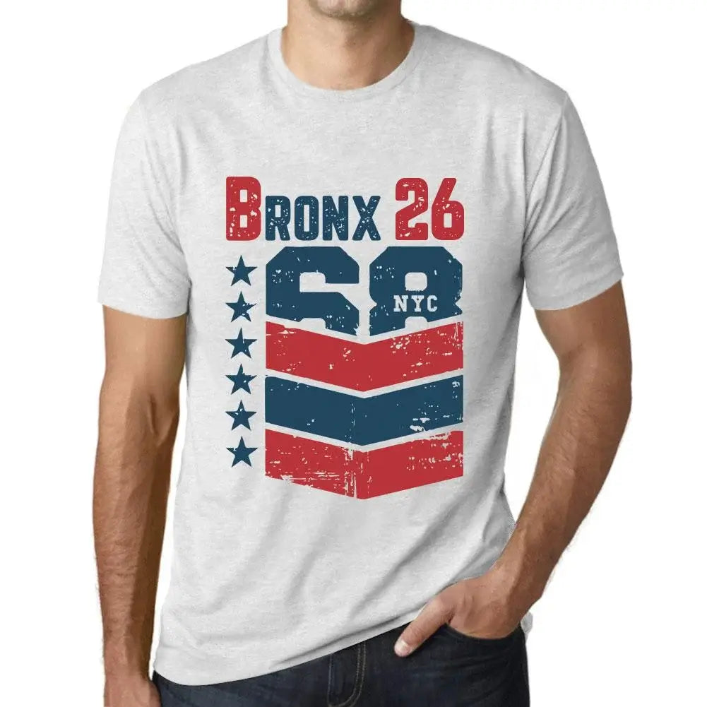 Men's Graphic T-Shirt Bronx 26 26th Birthday Anniversary 26 Year Old Gift 1998 Vintage Eco-Friendly Short Sleeve Novelty Tee