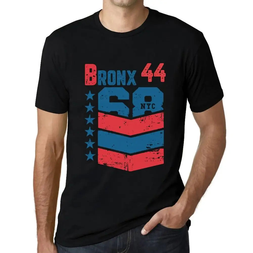 Men's Graphic T-Shirt Bronx 44 44th Birthday Anniversary 44 Year Old Gift 1980 Vintage Eco-Friendly Short Sleeve Novelty Tee