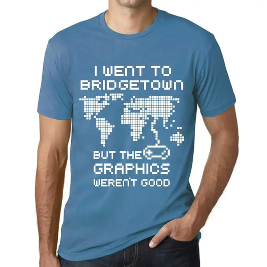 Men's Graphic T-Shirt I Went To Bridgetown But The Graphics Weren’t Good Eco-Friendly Limited Edition Short Sleeve Tee-Shirt Vintage Birthday Gift Novelty
