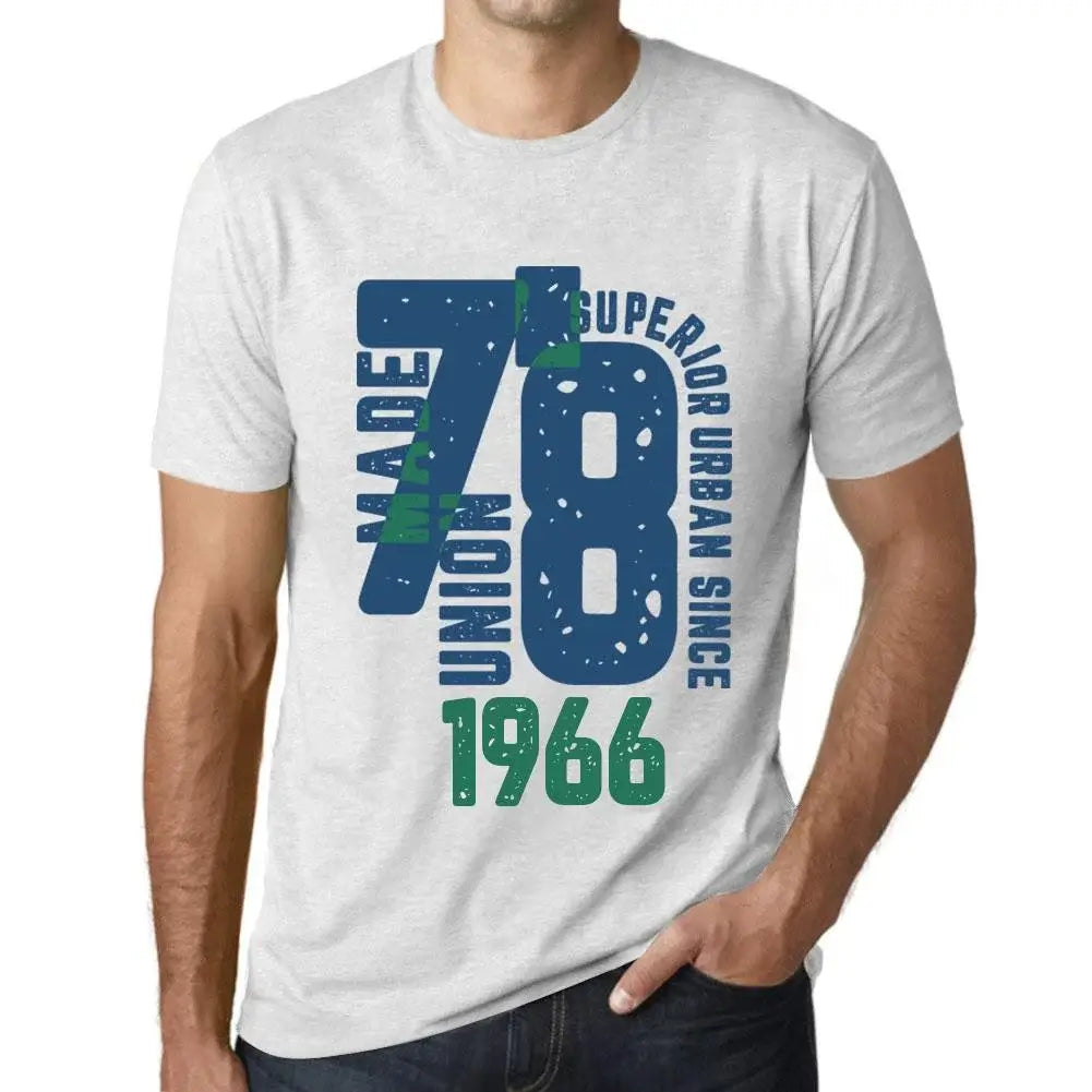 Men's Graphic T-Shirt Superior Urban Style Since 1966 58th Birthday Anniversary 58 Year Old Gift 1966 Vintage Eco-Friendly Short Sleeve Novelty Tee