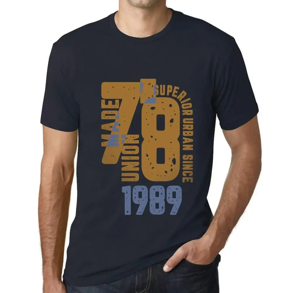 Men's Graphic T-Shirt Superior Urban Style Since 1989 35th Birthday Anniversary 35 Year Old Gift 1989 Vintage Eco-Friendly Short Sleeve Novelty Tee