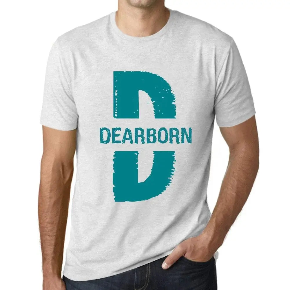 Men's Graphic T-Shirt Dearborn Eco-Friendly Limited Edition Short Sleeve Tee-Shirt Vintage Birthday Gift Novelty