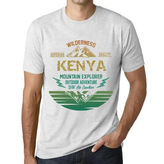 Men's Graphic T-Shirt Outdoor Adventure, Wilderness, Mountain Explorer Kenya Eco-Friendly Limited Edition Short Sleeve Tee-Shirt Vintage Birthday Gift Novelty