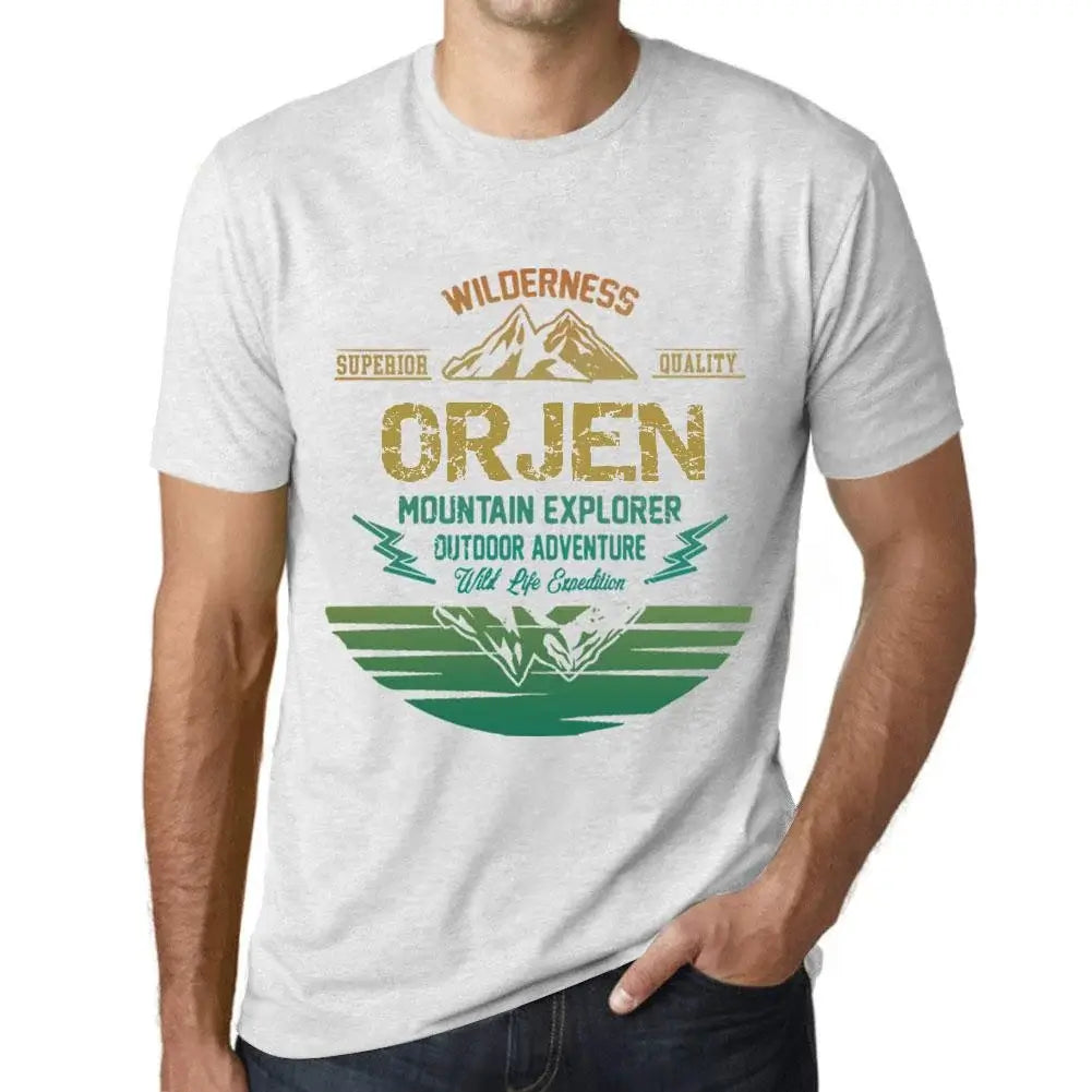 Men's Graphic T-Shirt Outdoor Adventure, Wilderness, Mountain Explorer Orjen Eco-Friendly Limited Edition Short Sleeve Tee-Shirt Vintage Birthday Gift Novelty