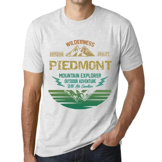 Men's Graphic T-Shirt Outdoor Adventure, Wilderness, Mountain Explorer Piedmont Eco-Friendly Limited Edition Short Sleeve Tee-Shirt Vintage Birthday Gift Novelty