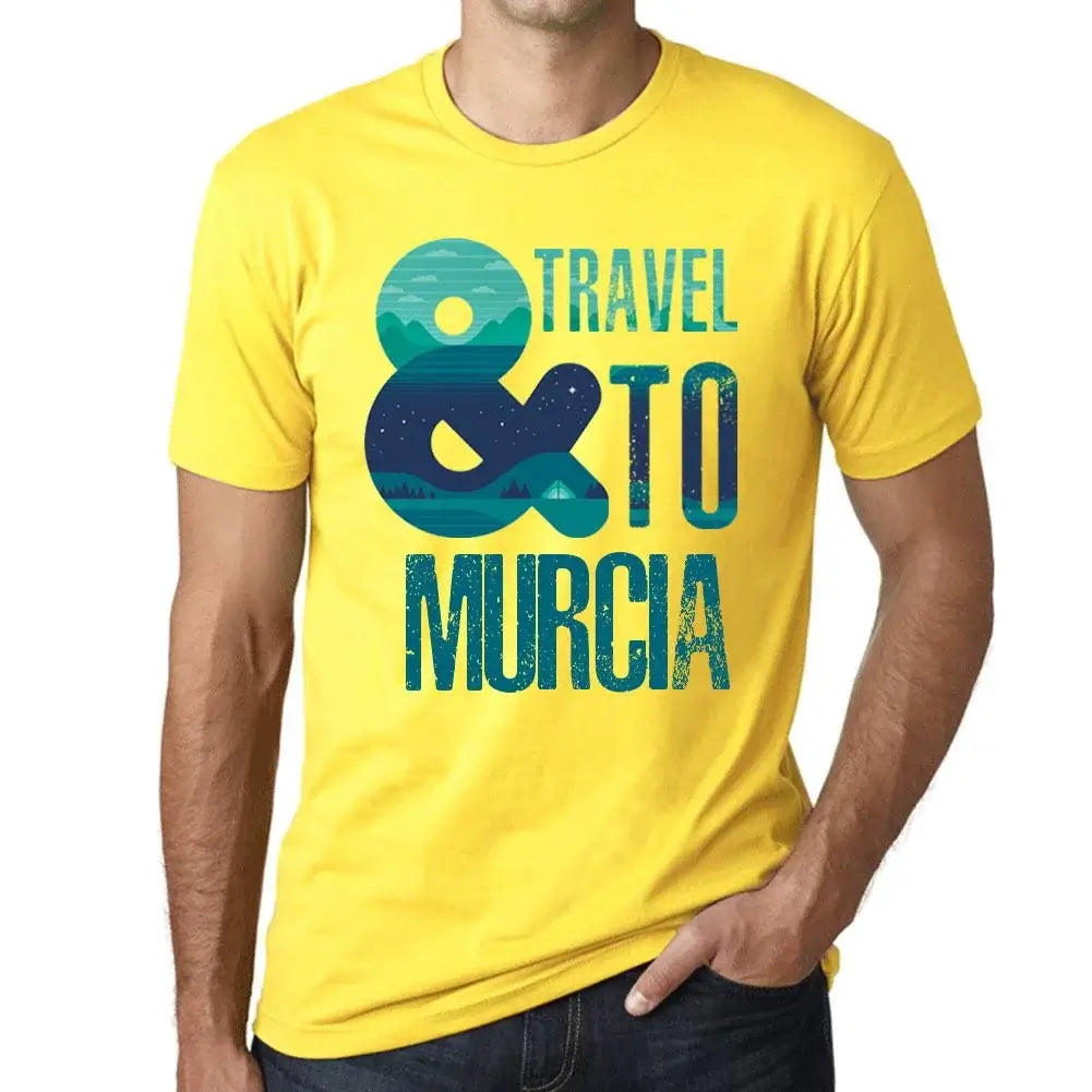 Men's Graphic T-Shirt And Travel To Murcia Eco-Friendly Limited Edition Short Sleeve Tee-Shirt Vintage Birthday Gift Novelty