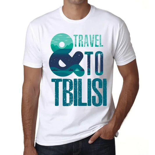 Men's Graphic T-Shirt And Travel To Tbilisi Eco-Friendly Limited Edition Short Sleeve Tee-Shirt Vintage Birthday Gift Novelty