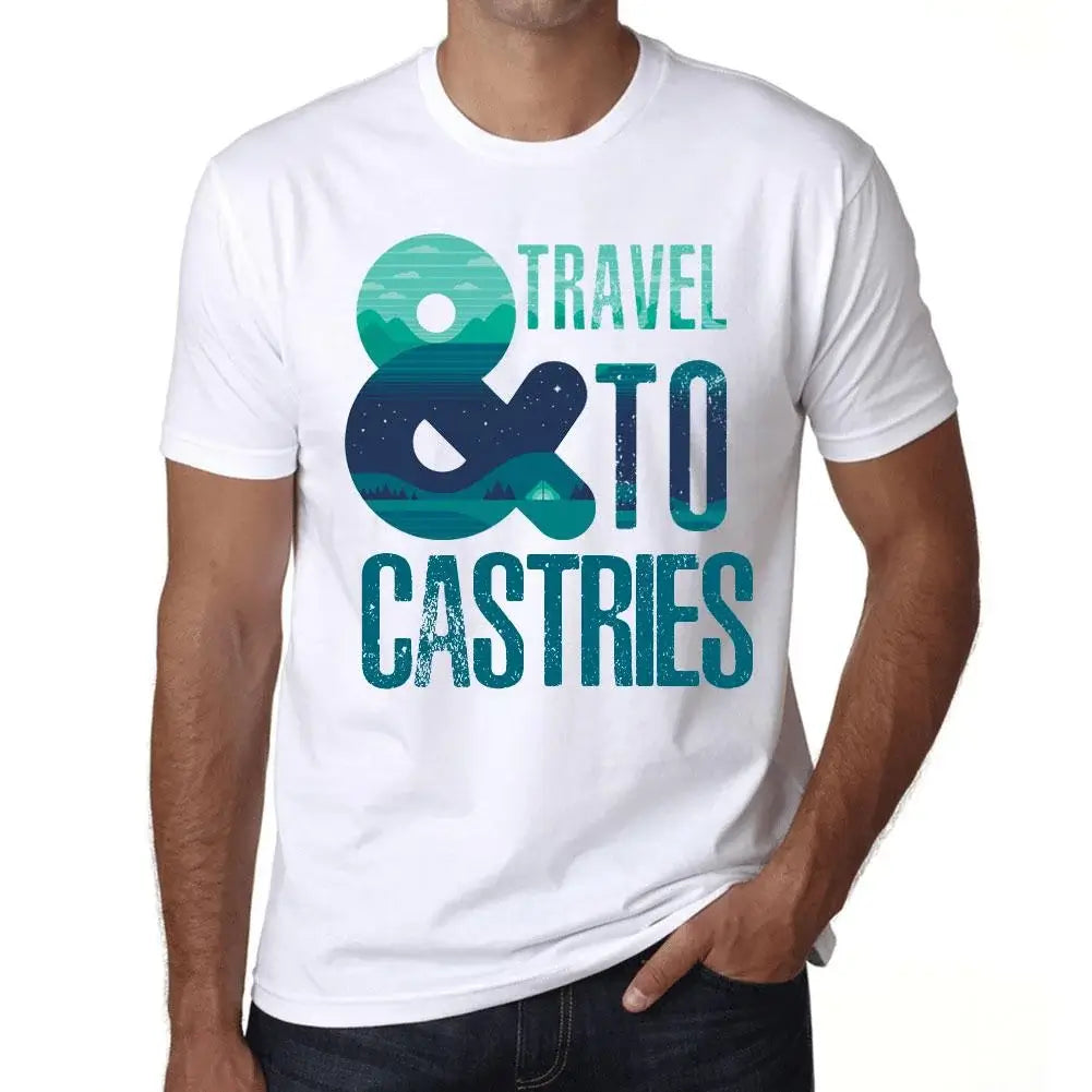 Men's Graphic T-Shirt And Travel To Castries Eco-Friendly Limited Edition Short Sleeve Tee-Shirt Vintage Birthday Gift Novelty