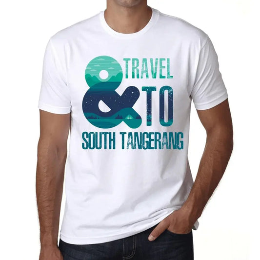 Men's Graphic T-Shirt And Travel To South Tangerang Eco-Friendly Limited Edition Short Sleeve Tee-Shirt Vintage Birthday Gift Novelty