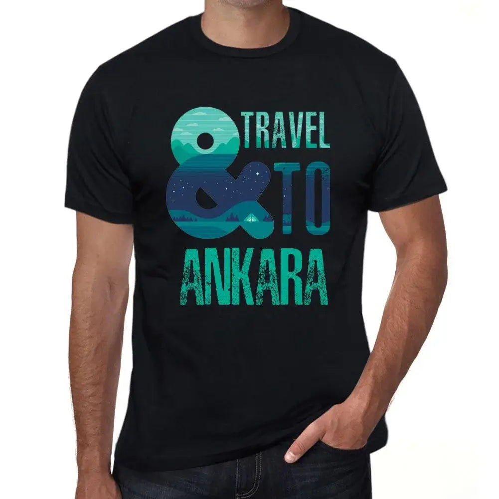 Men's Graphic T-Shirt And Travel To Ankara Eco-Friendly Limited Edition Short Sleeve Tee-Shirt Vintage Birthday Gift Novelty