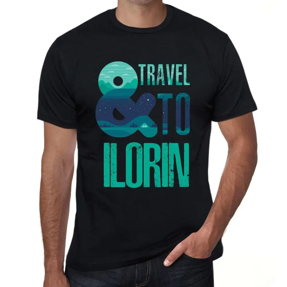 Men's Graphic T-Shirt And Travel To Ilorin Eco-Friendly Limited Edition Short Sleeve Tee-Shirt Vintage Birthday Gift Novelty