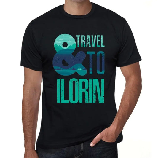 Men's Graphic T-Shirt And Travel To Ilorin Eco-Friendly Limited Edition Short Sleeve Tee-Shirt Vintage Birthday Gift Novelty