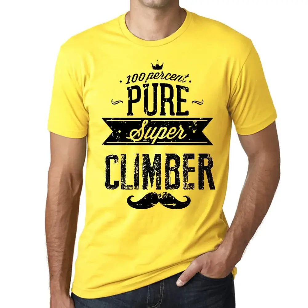 Men's Graphic T-Shirt 100% Pure Super Climber Eco-Friendly Limited Edition Short Sleeve Tee-Shirt Vintage Birthday Gift Novelty