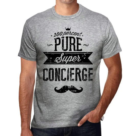 Men's Graphic T-Shirt 100% Pure Super Concierge Eco-Friendly Limited Edition Short Sleeve Tee-Shirt Vintage Birthday Gift Novelty