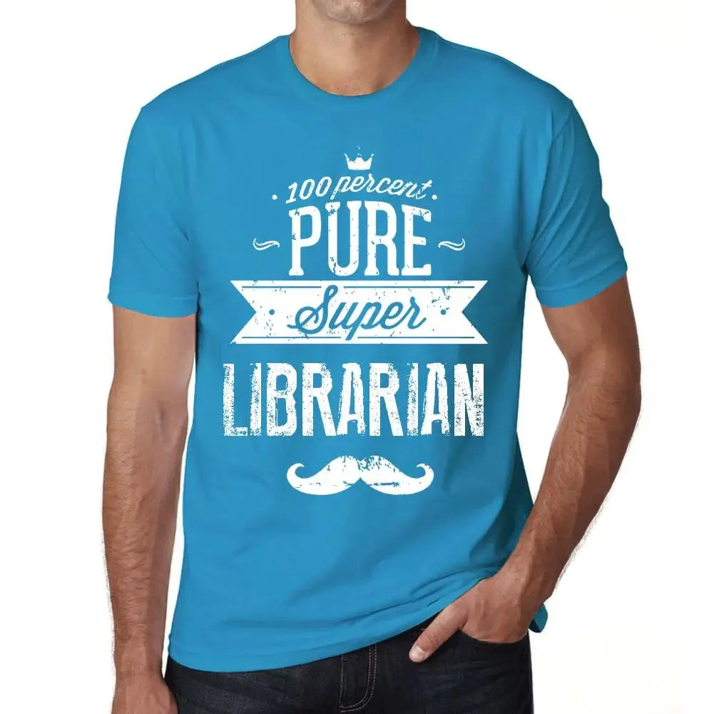 Men's Graphic T-Shirt 100% Pure Super Librarian Eco-Friendly Limited Edition Short Sleeve Tee-Shirt Vintage Birthday Gift Novelty