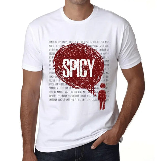 Men's Graphic T-Shirt Thoughts Spicy Eco-Friendly Limited Edition Short Sleeve Tee-Shirt Vintage Birthday Gift Novelty