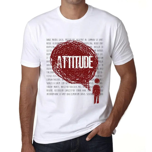 Men's Graphic T-Shirt Thoughts Attitude Eco-Friendly Limited Edition Short Sleeve Tee-Shirt Vintage Birthday Gift Novelty