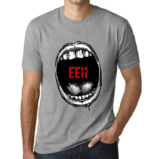 Men's Graphic T-Shirt Mouth Expressions Eeh Eco-Friendly Limited Edition Short Sleeve Tee-Shirt Vintage Birthday Gift Novelty