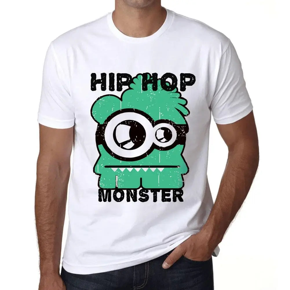 Men's Graphic T-Shirt Hip Hop Monster Eco-Friendly Limited Edition Short Sleeve Tee-Shirt Vintage Birthday Gift Novelty