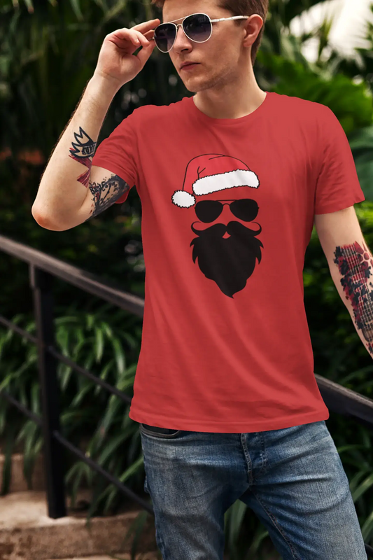 ULTRABASIC - <span>Grafisches</span> <span>Herren</span> -T-Shirt mit lustigem Weihnachtsmann und coolem Weihnachtsmotiv <span>, Geschenk-</span> T-Shirt <span>, Graumeliert</span>