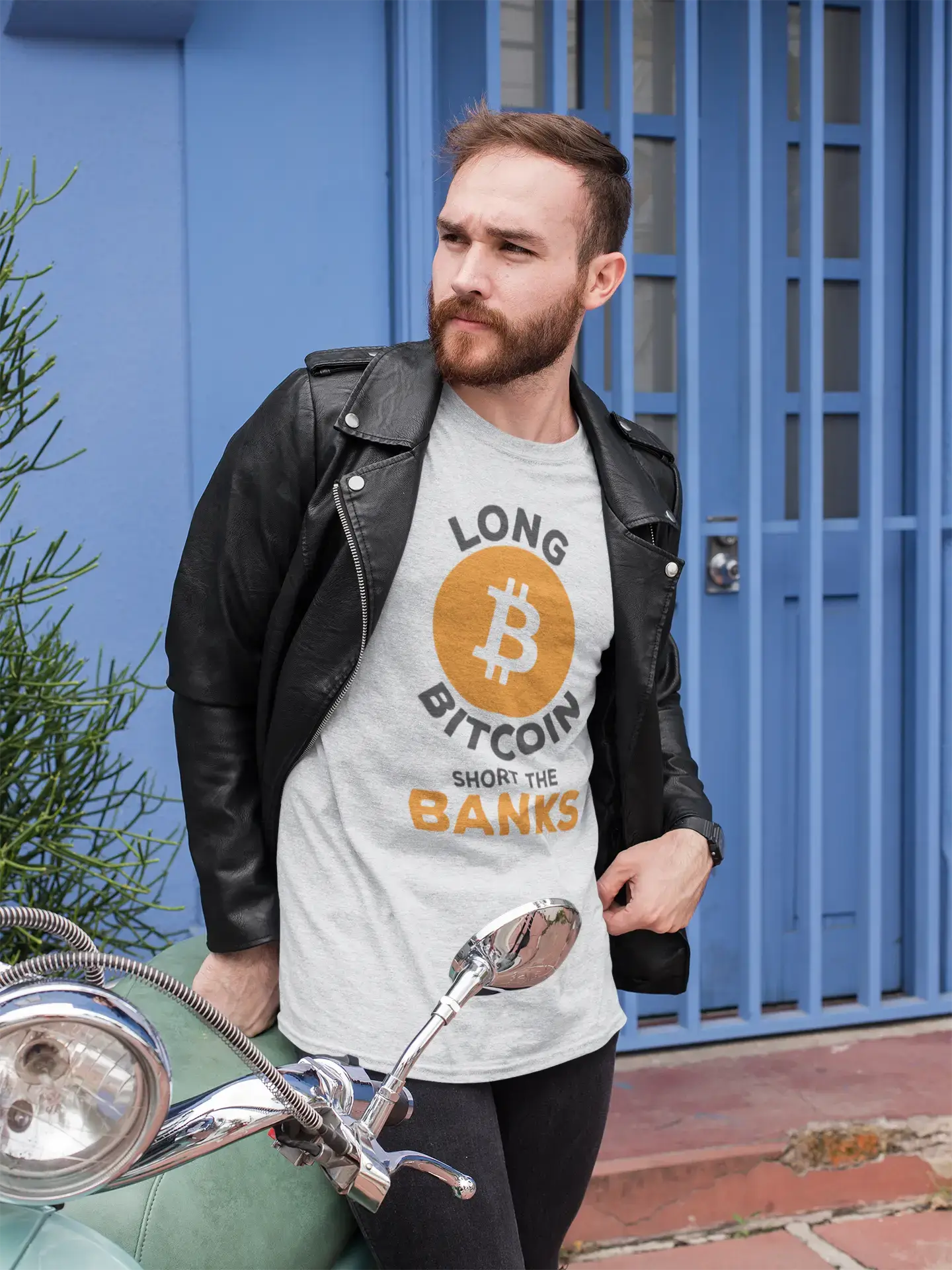 Ultrabasic® Homme T-Shirt Graphique Bitcoin Short The Bankers BTC HODL Idée Cadeau Tee Crypto Traders