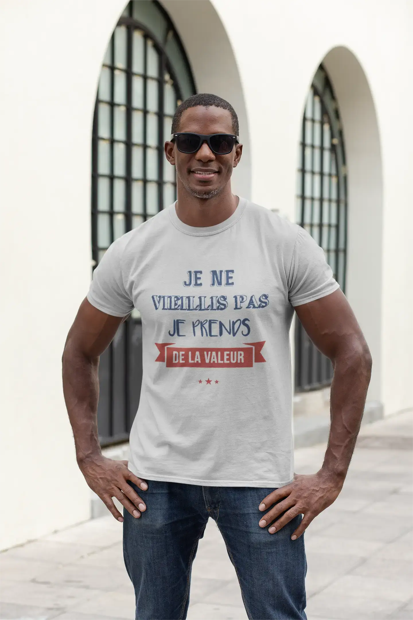 Herren T-Shirt Graphique Je Vieillis Pas Je Prends De La Valeur Cadeau Imprimé T-Shirt