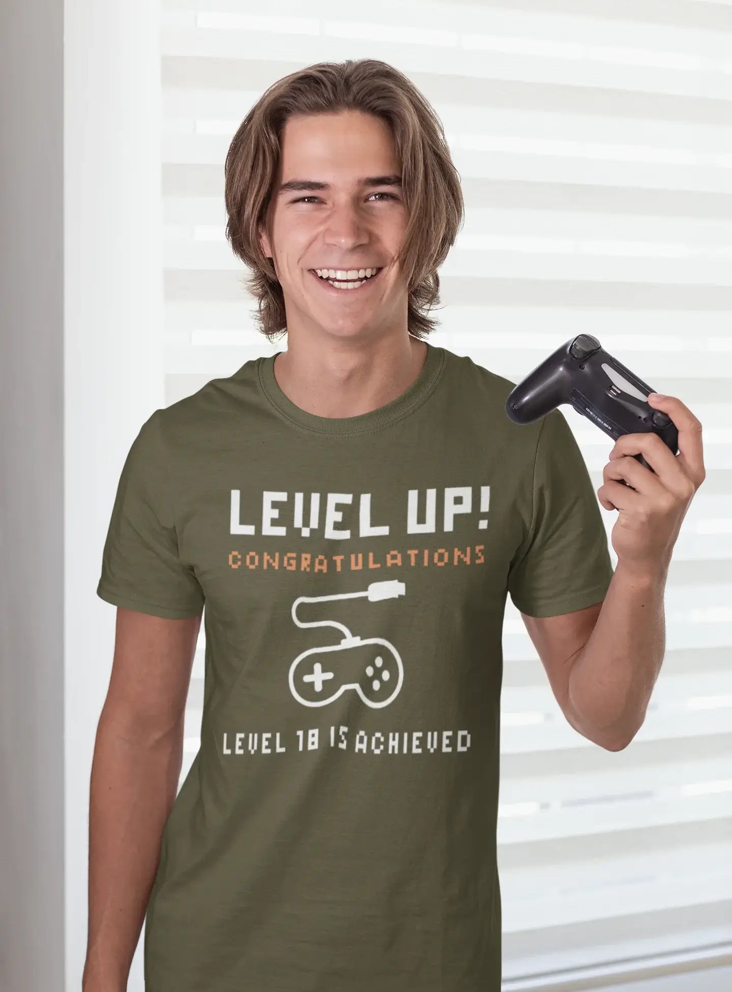 Men's Graphic T-Shirt Level Up! Level Achieved Gift Idea